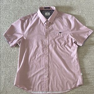7 Diamonds Pink Casual Button Down Shirt